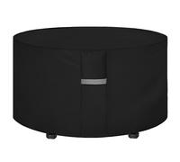 Dokon Garden Furniture Covers Waterproof Heavy Duty 600D Oxford Fabric Garden Table Cover with Air Vent Windproof Anti-UV Outdoor Table and Chairs Cov