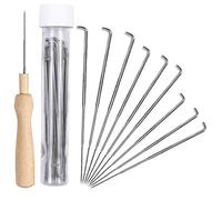 Dokpav 30pcs Wool Felting Tool, 3 Sizes Felting Needles, Wool Needle Felting Tools, Felting Needles with Bottles, Wooden Needle Holders, for Craft Knitting Accessories