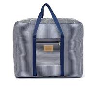 Dokpav Storage Bag, 90XL Waterproof Heavy Duty Fabric Jumbo Storage bag, Bedding Underbed Storage Bag For Blankets, Duvet,Laundry, Moving (blue)