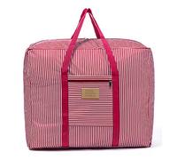 Dokpav Storage Bag, 90XL Waterproof Heavy Duty Fabric Jumbo Storage bag, Bedding Underbed Storage Bag For Blankets, Duvet,Laundry, Moving (Pink)