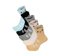 DOLAFO Women's Toe Socks Cotton Five Finger Socks Cotton Cute Colourful Pattern Animals Fruit Pattern Novelty Sports Running, UK 3-8, 5 Pairs (UK, Numeric, 3, 8, Regular, Regular, Multicolor 5)