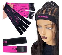 Dolahair Lace Melting Band, Elastic band for Wigs, 4PCS Wig Holding Band for Wigs Edge Wrap to Lay Edges, wig bands for keeping wigs in place, wig headband, lace band