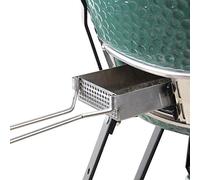 DOLAMOTY Upgrade Slid Out Ash Drawer Big Green Egg Accessories Ash Tool, Ash Drawer for Large Big Green Egg Only, Green Egg Replacement Parts Ash Clean Tool, Stainless Steel(New Version)