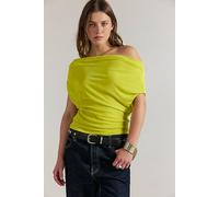 Dolan Off The Shoulder Top at Free People in Lime, Size: Small - female