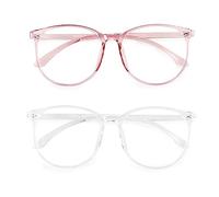 Dolarosey Blue Light Blocking Glasses Oversized frame for Computer/Phone/Pad/Game, Anti Glare Fatigue Avoids Headaches Eye Strain, (Frame Width/ 140MM), (Lens Width/ 55MM)