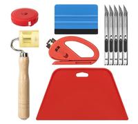 Dolaso 10 pcs Wallpaper Tool Kit - Smoother, Squeegee for Vinyl Wrap, Wallpaper Installation & Crafting, Essential Tool Set for DIY Wallcovering Projects