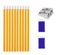 Dolaso 23 Pack HB Pencils with Rubbers Includes Sharpener and Erasers Pencil Set Ideal Sketching Pencils with Soft Corner Hexagonal Shape - Graphite Pencil Set for Kids, Artists & Professional