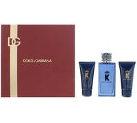 Dolce & Gabbana K Eau De Parfum Aftershave Balm + Shower Gel Gift Set 100ml