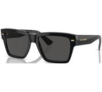 Dolce & Gabbana Sunglasses DG4431 501/87 Black Square Frames w/ Dark Grey Lenses