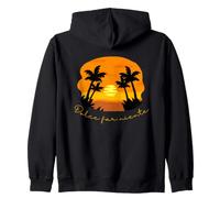 Dolce Far Niente, Italian Vacation Relaxation Simplicity Zip Hoodie