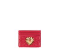 Dolce & Gabbana Devotion quilted card holder - Red One Size