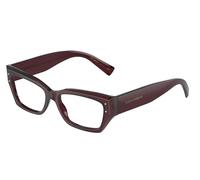 Dolce & Gabbana DG3387 3045 Woman Optical frames Acetate Violet Transparent Squared Normal