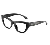 Dolce & Gabbana DG3412 Women's Glasses, Black, Size 53