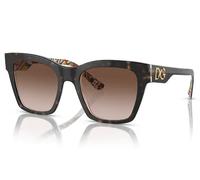Dolce & Gabbana DG4384 321773 Havana on White Barrow 53 Gradient
