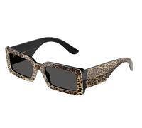 Dolce & Gabbana DG4416 316387 Woman Sunglasses Acetate Black Grey Squared Normal