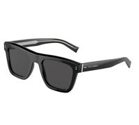 Dolce & Gabbana DG4420 501/87 Man Sunglasses Acetate Black Grey Squared Normal