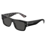 Dolce & Gabbana DG4451 340387 Man Sunglasses Acetate Black Grey Squared Normal