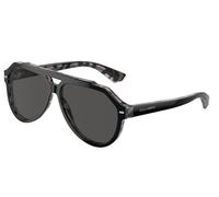 Dolce & Gabbana DG4452 340387 Man Sunglasses Acetate Black Grey Pilot Normal