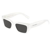 Dolce & Gabbana DG4462 331287 Woman Sunglasses Acetate White Grey Cat Eye Normal
