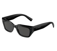 Dolce & Gabbana DG4462 501/87 Woman Sunglasses Acetate Black Grey Cat Eye Normal