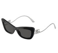 Dolce & Gabbana DG4467B 501/87 Woman Sunglasses Acetate Black Grey Cat Eye Normal