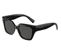 Dolce & Gabbana DG4471 501/87 Woman Sunglasses Acetate Black Grey Squared Normal