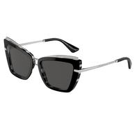 Dolce & Gabbana DG4472 337287 Woman Sunglasses Acetate Black Grey Cat Eye Normal