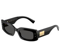 Dolce & Gabbana DG4479 501/87 Woman Sunglasses Acetate Black Grey Squared Normal