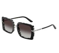 Dolce & Gabbana DG4491 33728G Woman Sunglasses Acetate Black Grey Squared Normal Shaded