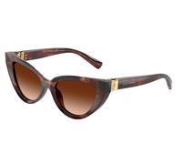 Dolce & Gabbana DG4497 322274 Woman Sunglasses Acetate Red Brown Cat Eye Normal Shaded