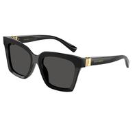 Dolce & Gabbana DG4498 501/87 Woman Sunglasses Acetate Black Grey Squared Normal