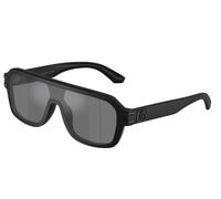 Dolce & Gabbana DG4507 25256G Man Sunglasses Acetate Black Grey Pilot Mirrored