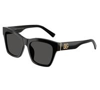 Dolce & Gabbana DG4512 501/87 Woman Sunglasses Acetate Black Grey Squared Normal