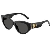 Dolce & Gabbana DG4514 501/87 Woman Sunglasses Acetate Black Grey Cat Eye Normal