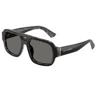 Dolce & Gabbana DG4516 3403/1 Man Sunglasses Acetate Black Grey Squared Normal