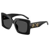 Dolce & Gabbana DG4525B 501/87 Woman Sunglasses Acetate Black Grey Squared Normal