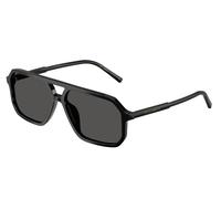 Dolce & Gabbana DG4541 501/87 Unisex Sunglasses Acetate Black Grey Pilot Normal