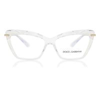 Dolce & Gabbana DG5025 Faced Stones Women's Glasses, Clear, Size 53