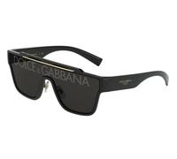 Dolce & Gabbana DG6125 501/M Man Sunglasses Nylon Black Grey Squared Normal
