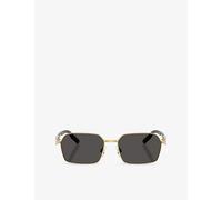Dolce & Gabbana Dolce & Gabbana Dg2316 Irregular-Frame Metal Sunglasses Gold