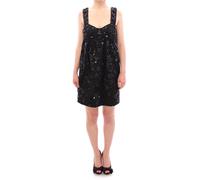 Dolce & Gabbana Embellished Silk Cocktail Dress Black - 42 IT - Black