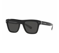 Dolce & Gabbana DG4420 501/87 Man Sunglasses Acetate Black Grey Squared Normal