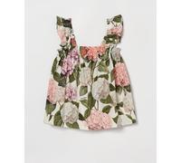 Dolce & Gabbana Floral Cotton Top - Size: 6 - female