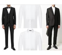 Dolce & Gabbana Gold Floral Catwalk Shirt Tuxedo Smoking Red Carpet Shirt New 41