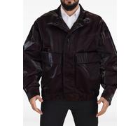 Dolce & Gabbana high-shine flap-pocket jacket - Purple L
