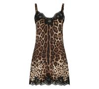 Dolce & Gabbana leopard-print lace-detail camisole - Neutrals 1-2-4