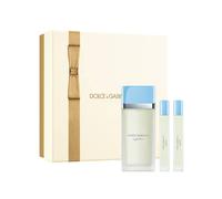 Dolce & Gabbana Light Blue 3pc Gift Set 100ml EDT + 2x 10ml Travel Spray Women