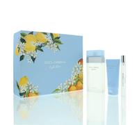Dolce & Gabbana Light Blue Gift Set 100ml EDT + 50ml Body Cream + 10ml EDT