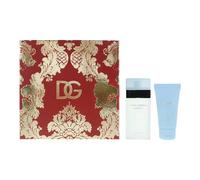 D&G Light Blue Female Gift Set 50ml EDT Spray & 50ml Body Cream 2023