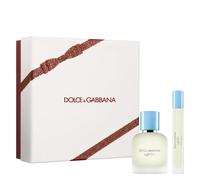 Dolce & Gabbana Light Blue Pour Homme Edt 50 Ml + 10 Ml-giftset Eau De Parfum Clear Men